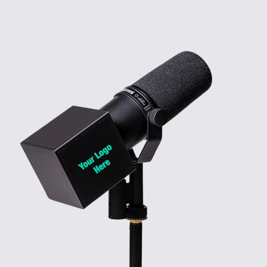 Custom Shure SM7B/SM7 Microphone Flag