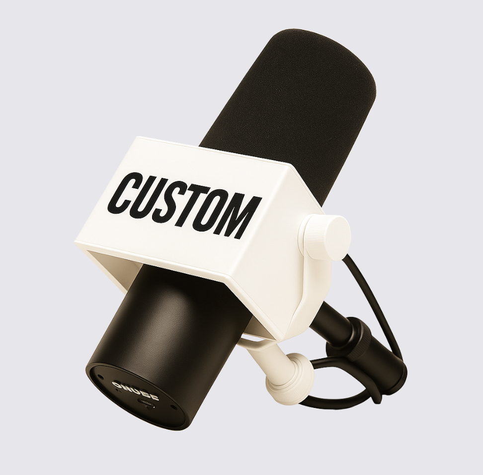 Custom Shure SM7B/SM7 Microphone Flag