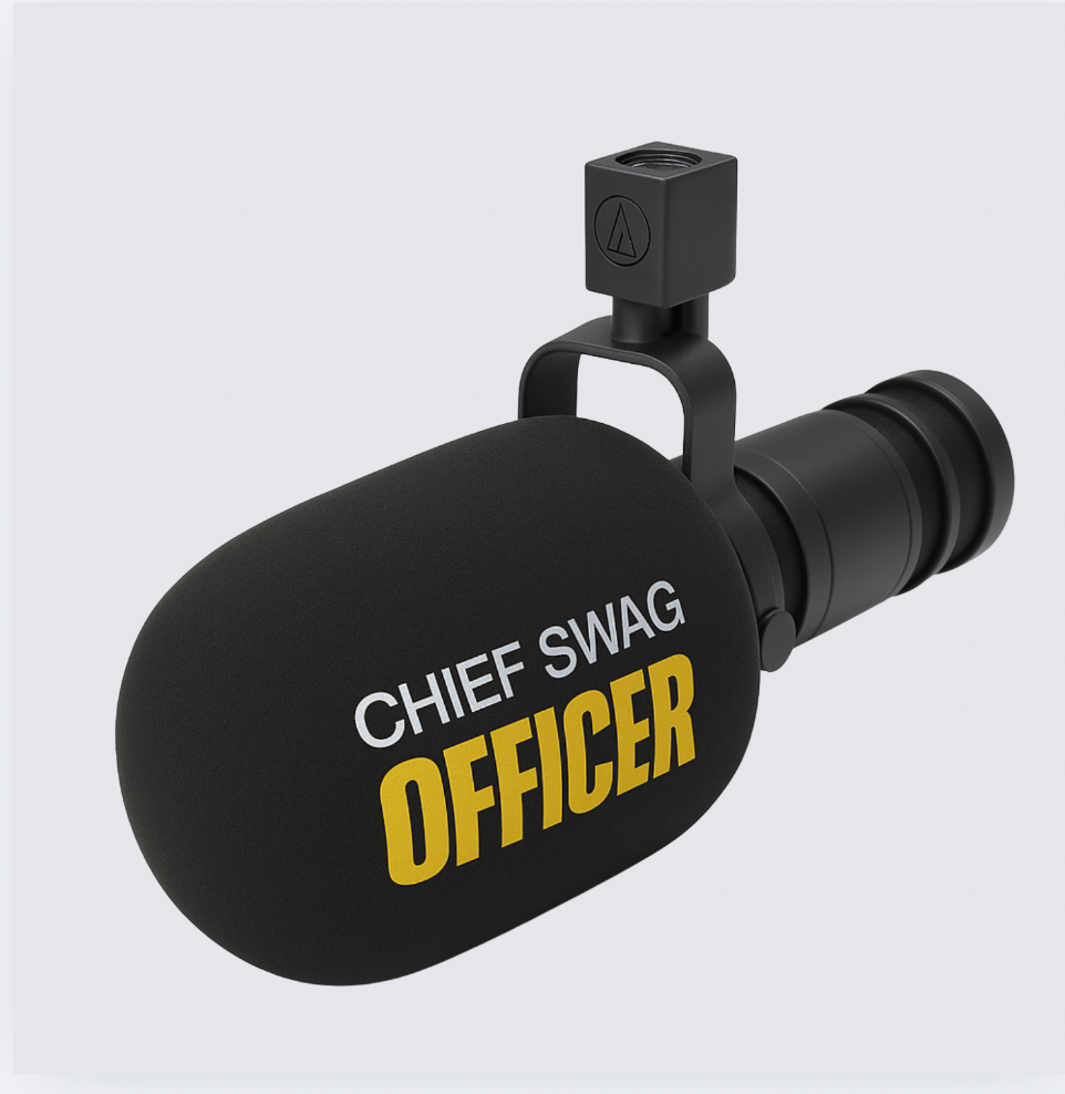 Custom RØDE PodMic Pop Filter/Windscreen, Full-Color Logo, Any Design