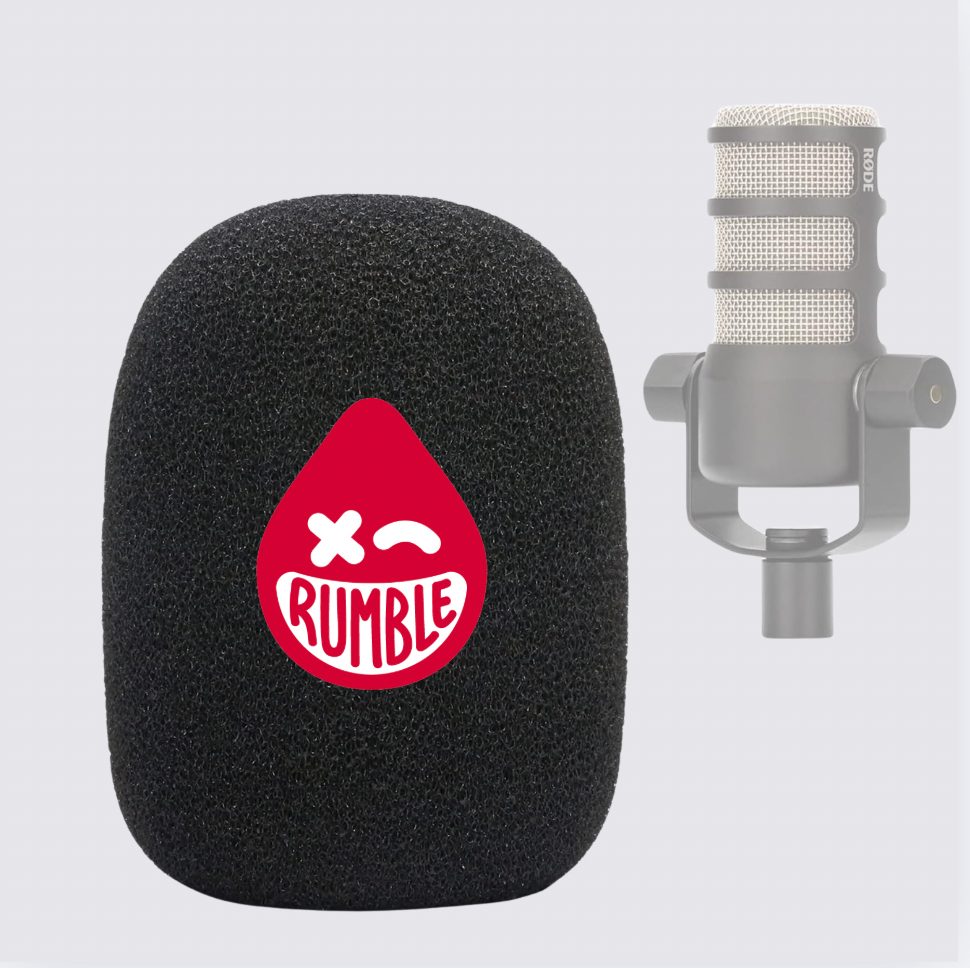 Custom RØDE PodMic Pop Filter/Windscreen, Full-Color Logo, Any Design