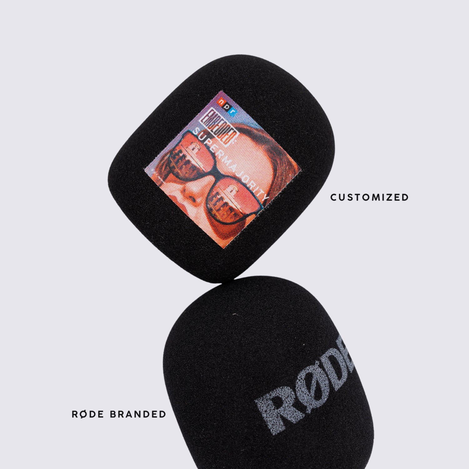 Custom Black RØDE Wireless Go II Pop Filter/Windscreen