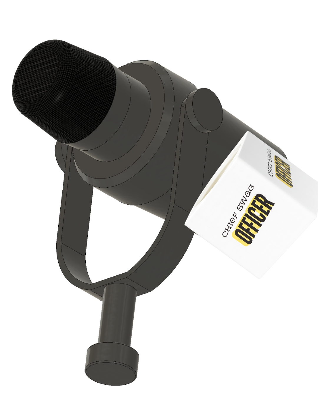 Custom Rode PodMic Microphone Flag
