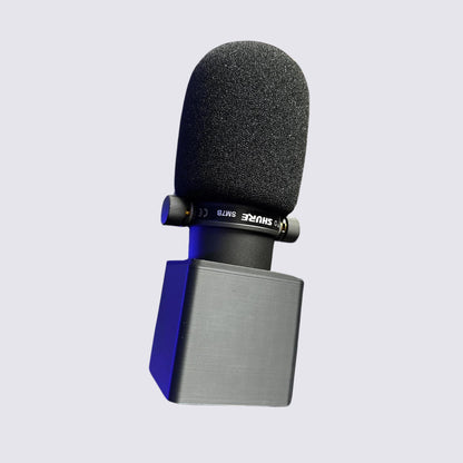 Microphone Flag for Shure SM7B | Round or Sharp Corners