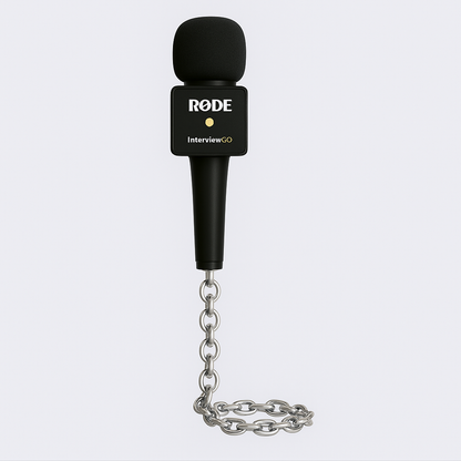 RØDE Interview Handheld Stick &amp; Custom Pop Cover