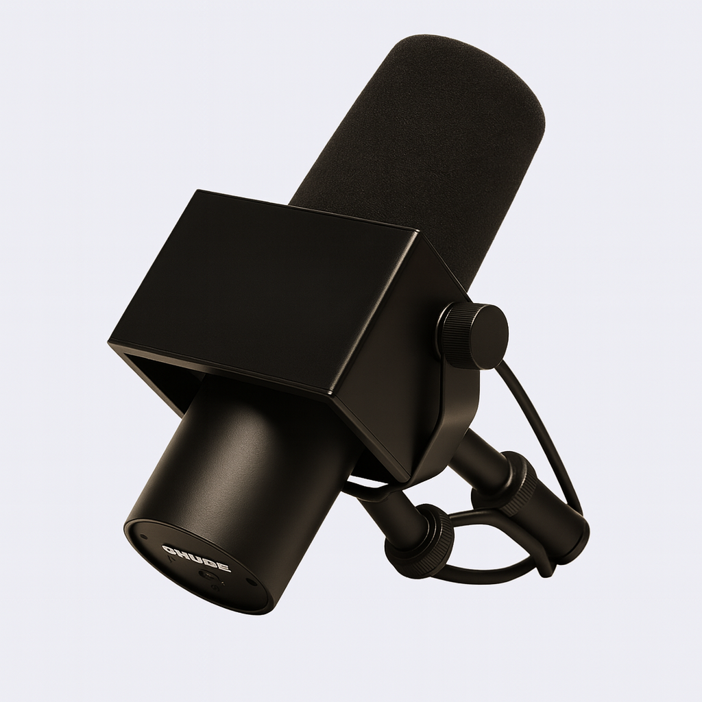 Blank Shure SM7B/SM7 Microphone Flag