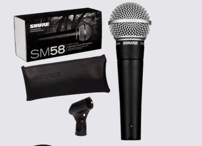 Shure SM58 Mic with Custom Mic Flag